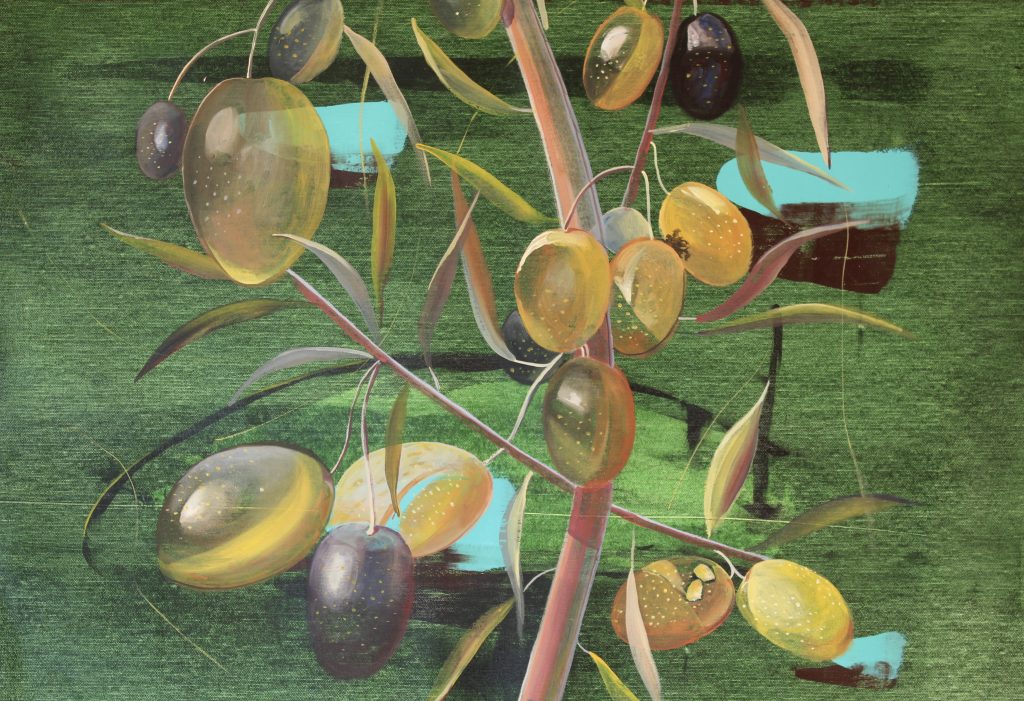 New Project 08 (olives detail)
Acrylics on canvas 
80*75