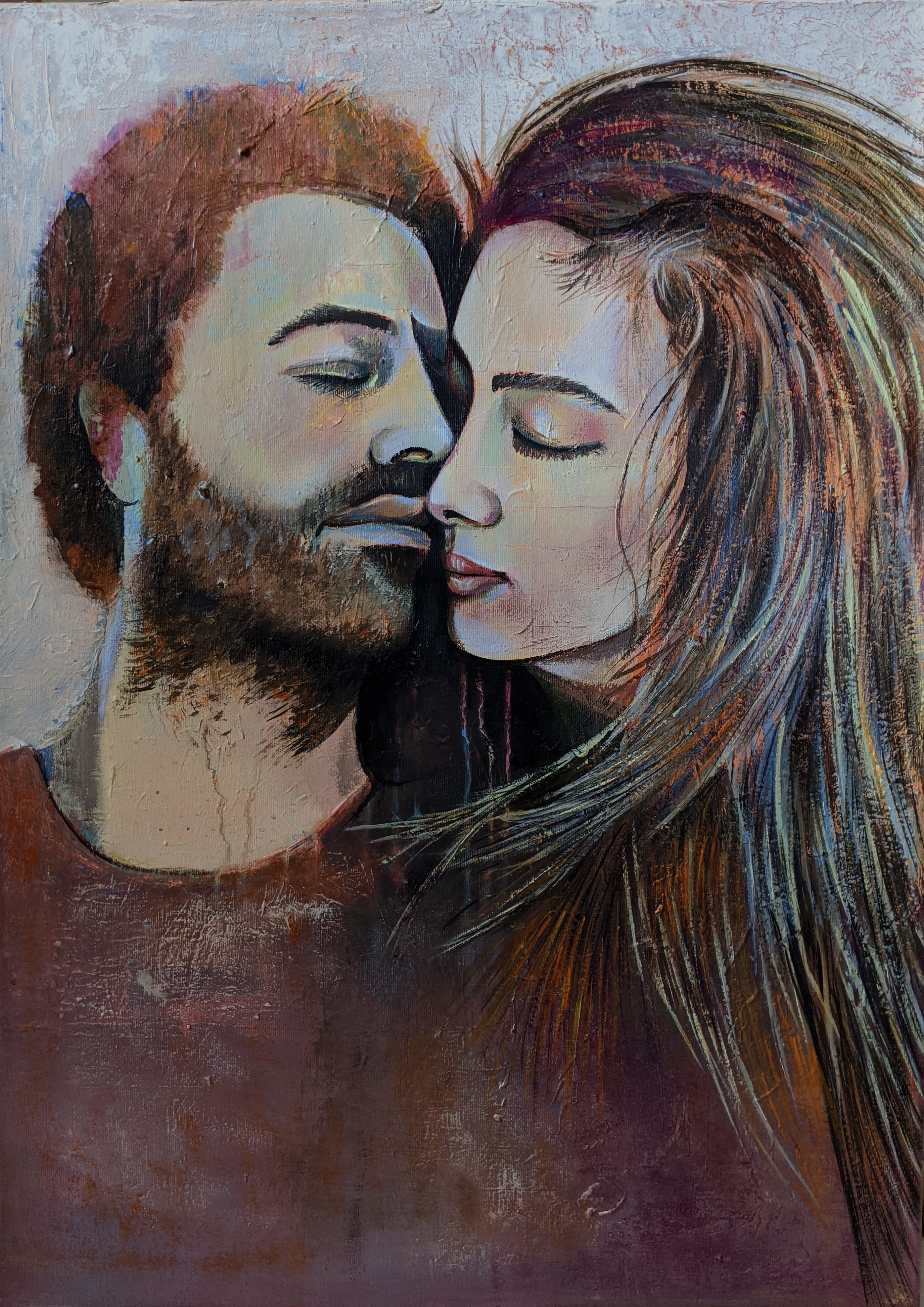 February lovers 2020-2021
Acrylics on canvas 
50*70