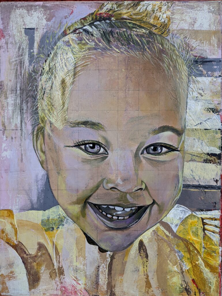 Child 2021
Acrylics on canvas 
45*60