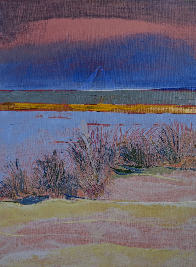 August landscape
Acrylics on panel canvas
30*40