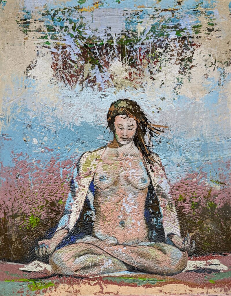 The meditator 2024
canvas 40*50