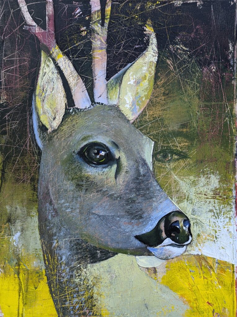 Dear Deer
acrylics on canvas 
45*60