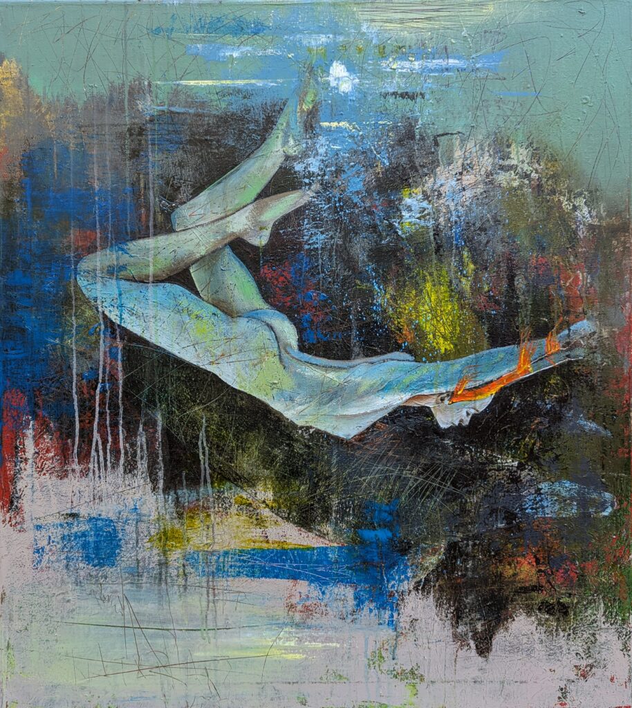 Come to my underwater World 8
acrylics on canvas 80*90