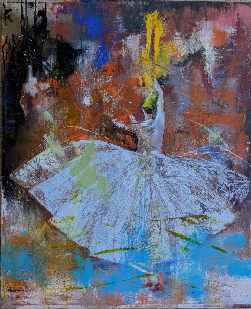 Sufi project 2
acrylics on canvas 70*85