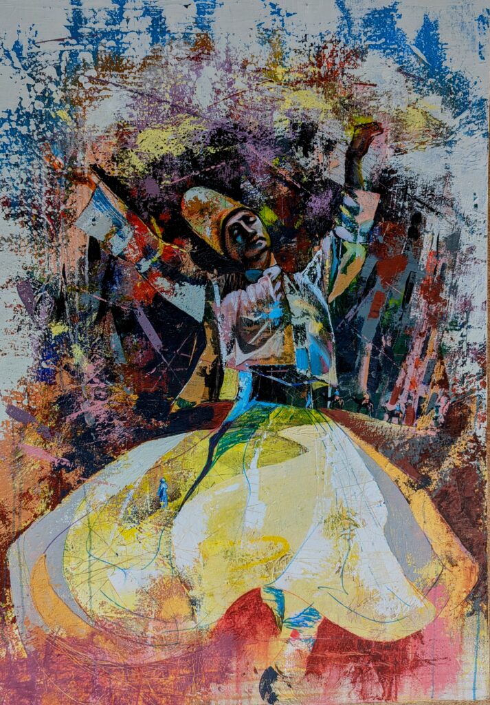 Sufi project 3
acrylics on canvas 70*85