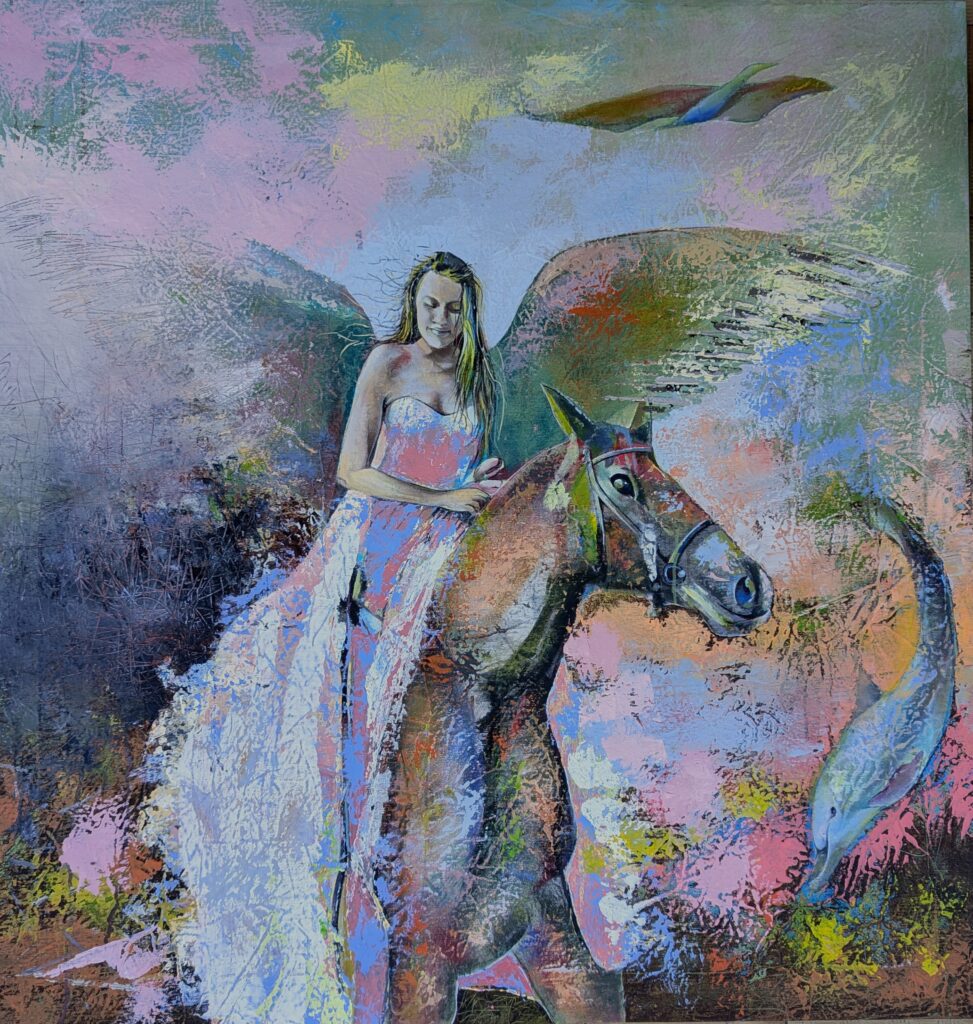 The Dawn 
acrylics on canvas 97*101